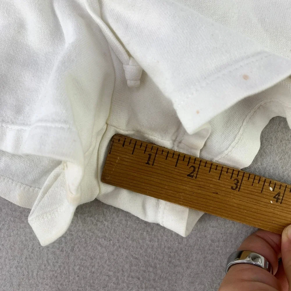 VTG Y2K Low Rise No Boundaries Shorts Women L 11/13 White Athletic Striped